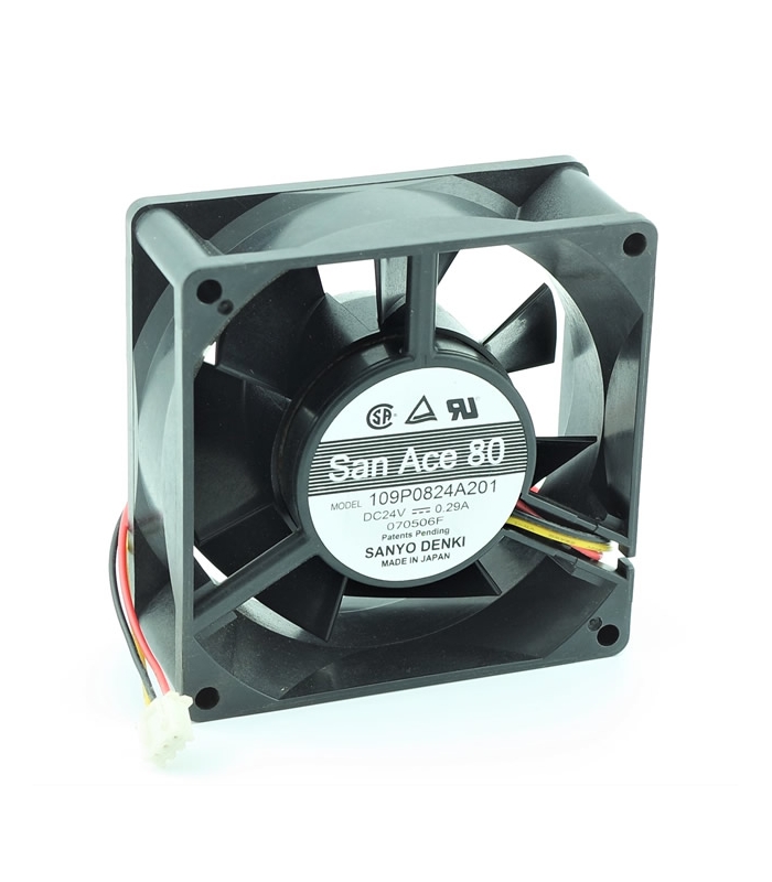 109P0824A201, 80X80X32mm 24VDC 0.29A 3 Kablolu Fan