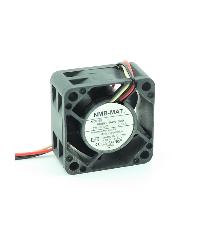 1608KL-04W-B20, 12VDC 0.08A 3 Kablolu Fan