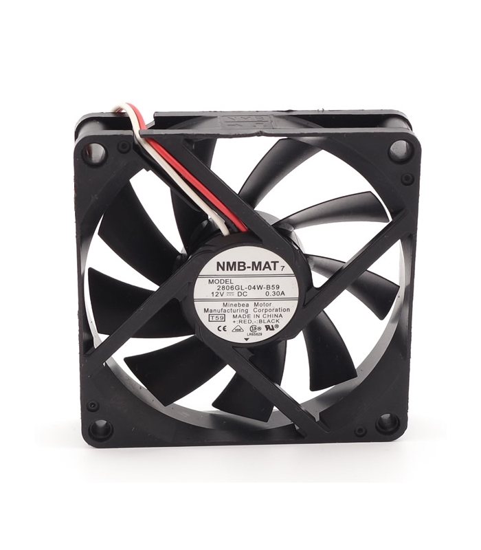 2806GL-04W-B59, 12VDC 0.30A 3 Kablolu Fan