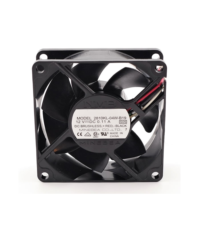 2810KL-04W-B19, 12VDC 0.11A 3 Kablolu Fan