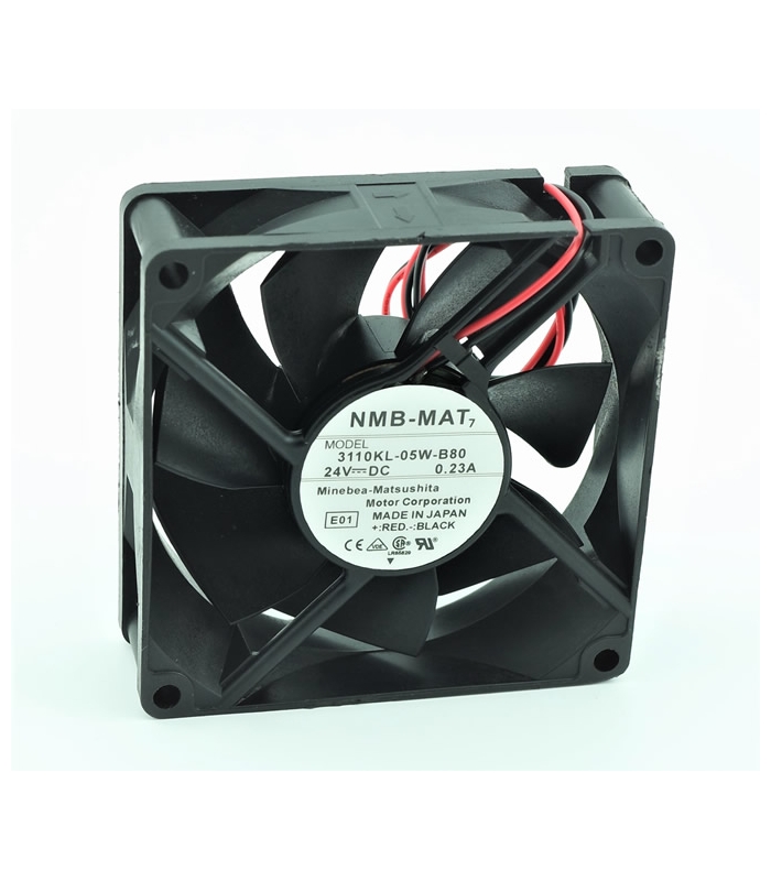 3110KL-05W-B80, 80x80x25mm 24VDC 0.23A 2 Kablolu Fan