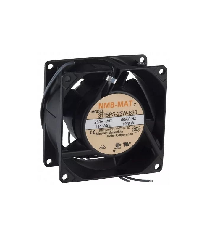 3115PS-23W-B30, 230VAC 2 Kablolu Metal Fan