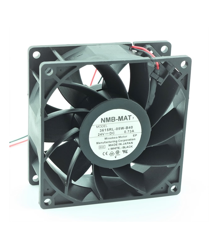 3615RL-05W-B40, 92X92X38mm 24VDC 0.73A 2 Kablolu Fan