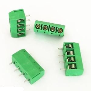 4 Pin 5.00mm Yeşil pcb Klemens
