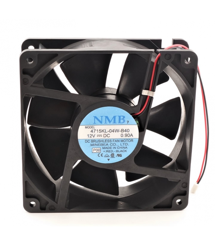 4715KL-05W-B40, 119X119X38mm 24VDC 0.46A 2 Kablolu Fan