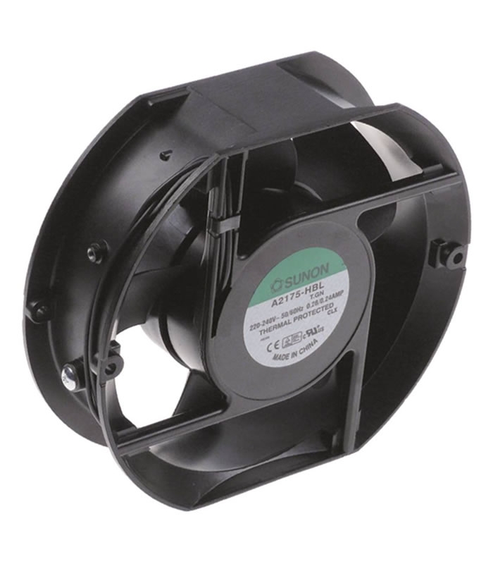 A2175-HBL.T.GN, 171x151x51mm 240VAC 0.24A 2 Kablolu Fan