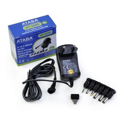ATABA 3-12V 600mA Ayarlı Adaptör / Switch Mode Adaptör - AT-500S
