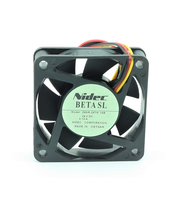 D06R-24TH 16B, 60x60x15mm 24VDC 0.10A 3 Kablolu Fan