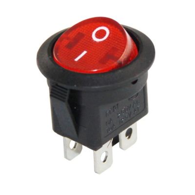 DC131-4 P On/Off Anahtar 220V 20mm Işıklı Yuvarlak