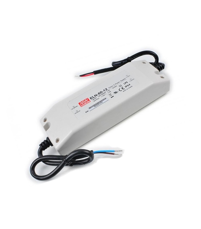 ELN-60-48P, 1.3A 62W Dimedilebilir LED Sürücü, MeanWell