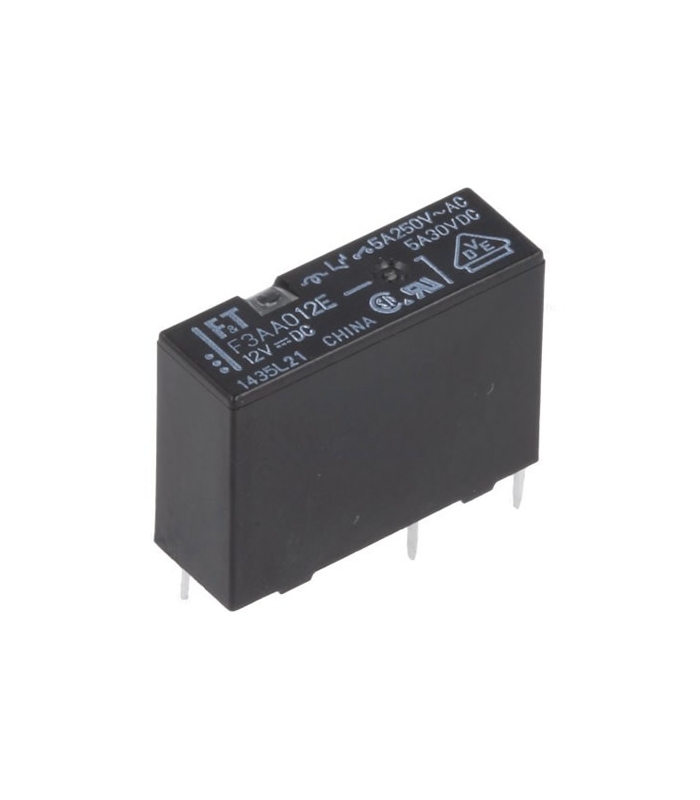F3AA012E, 12VDC 5A, 1 Form A Röle