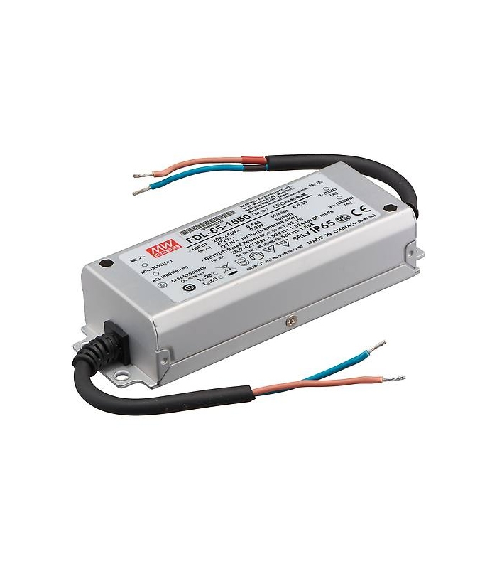FDL-65-1800, 1800mA 65W Sabit Akım Ayarlanabilir Led Sürücü, MeanWell