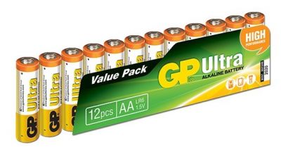 GP Ultra 1.5V AA LR6 Kalem Pil - 12'li Ekonomik Paket