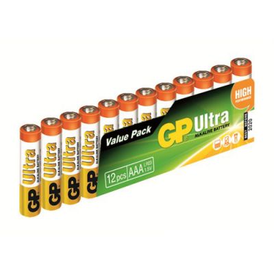 GP Ultra 1.5V AAA LR03 Kalem Pil - 12'li Ekonomik Paket
