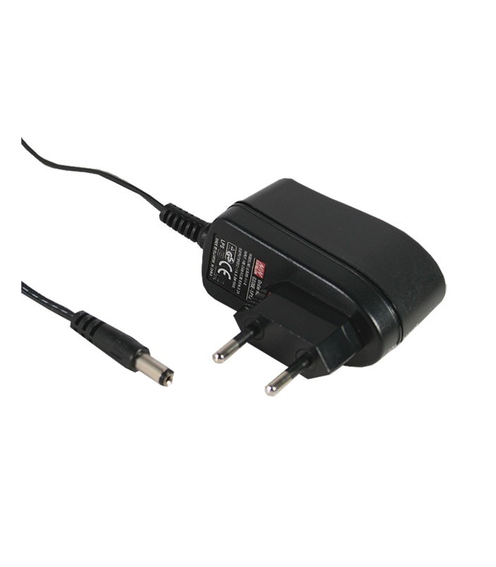 GS06E-2P1J, 9VDC 0.66A 6W Priz Tipi Adaptör, Mean Well