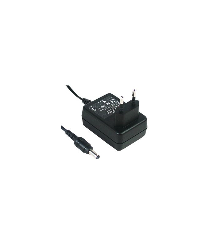 GS12E05-P1I, 5VDC 2.0A 10W Priz Tip Adaptör, Mean Well