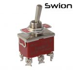 IC-157S SWION Toggle Switch 6P ON-OFF Ø12mm