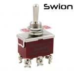 IC-160S SWION Toggle Switch 6P MOM-OFF-MOM Ø12mm