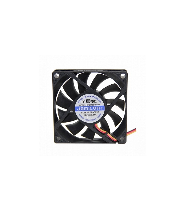 Jamicon, 70x70x15mm 12VDC 0.14A 3 Kablolu Fan