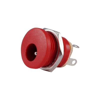 Kırmızı Power Giriş Konnektörü Kutu Tip (2.1mm)