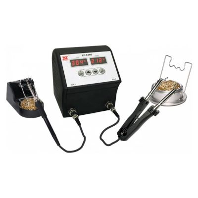 LF5200 Dijital Isı Ayarlı İstasyonlu Havya + SMD Cımbız Havya - Xytronic