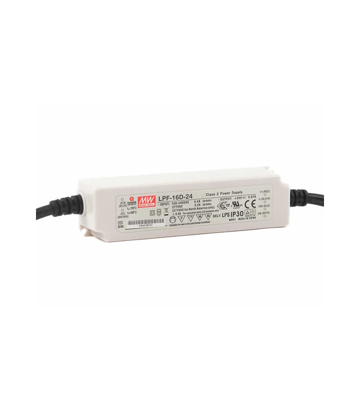 LPF-16D-42, 42VDC 0.39A Voltaj Ayarlı + Dimli LED Sürücü