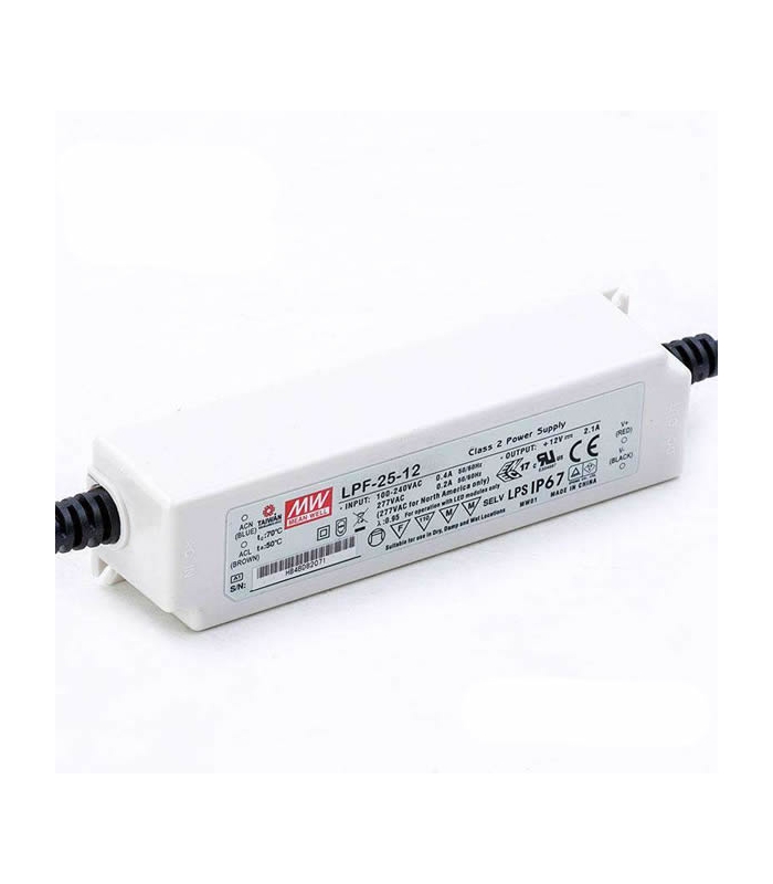 LPF-25-12, 12VDC 2.1A Voltaj Ayarlı LED Sürücü