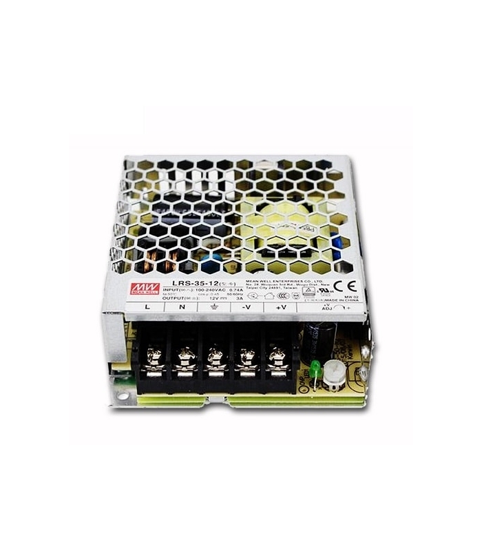LRS-35-12, 12VDC 3.0A 36W SMPS, MeanWell