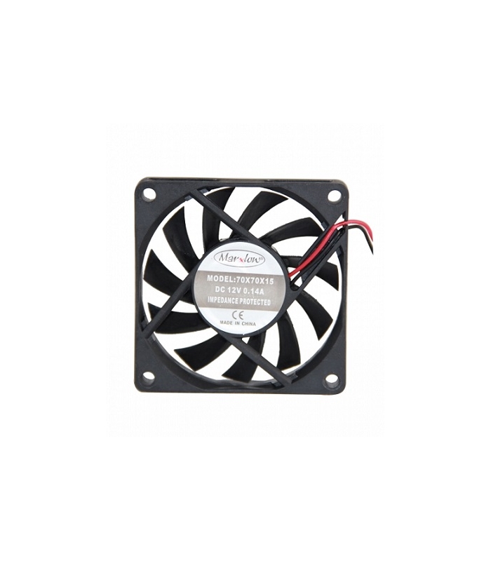 Marxlow, 70x70x15mm 12VDC 0.14A 2 Kablolu Fan
