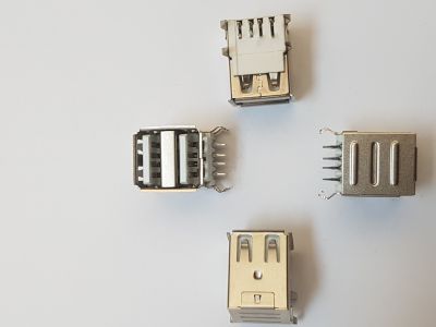 MS 003 USB 2.0 A Dişi Soket İkili