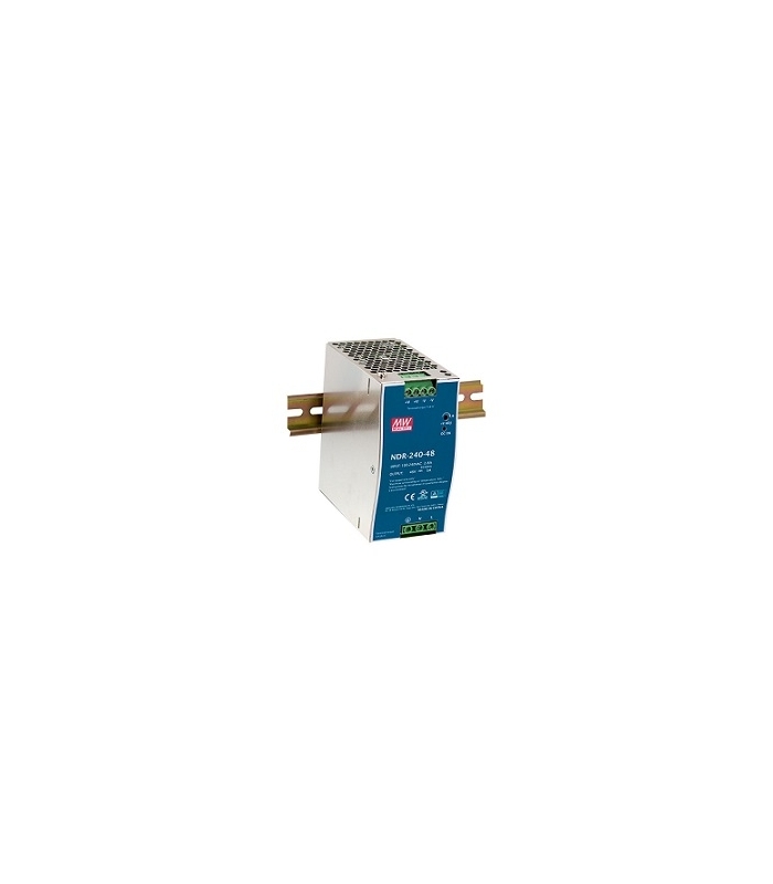 NDR-240-48, 48VDC 5.0A Ray Montaj SMPS, MeanWell