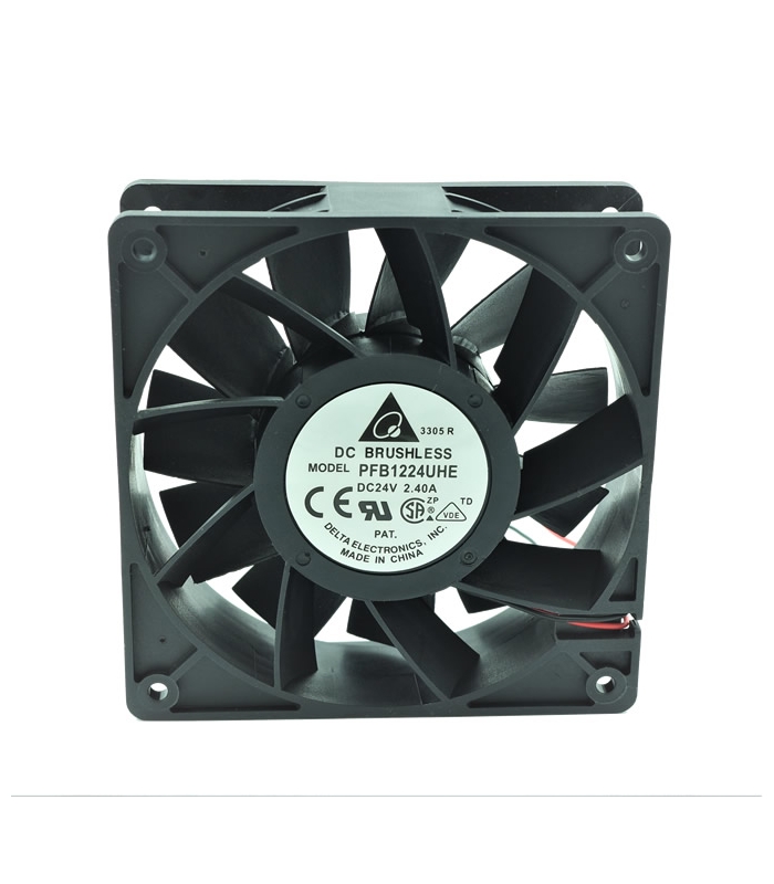 PFB1224UHE, 120X120X38mm 24VDC 2.40A 2 Kablolu Fan