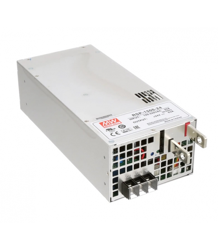 RSP-1500-27, 27VDC 56A PFC 1512W SMPS, MeanWell