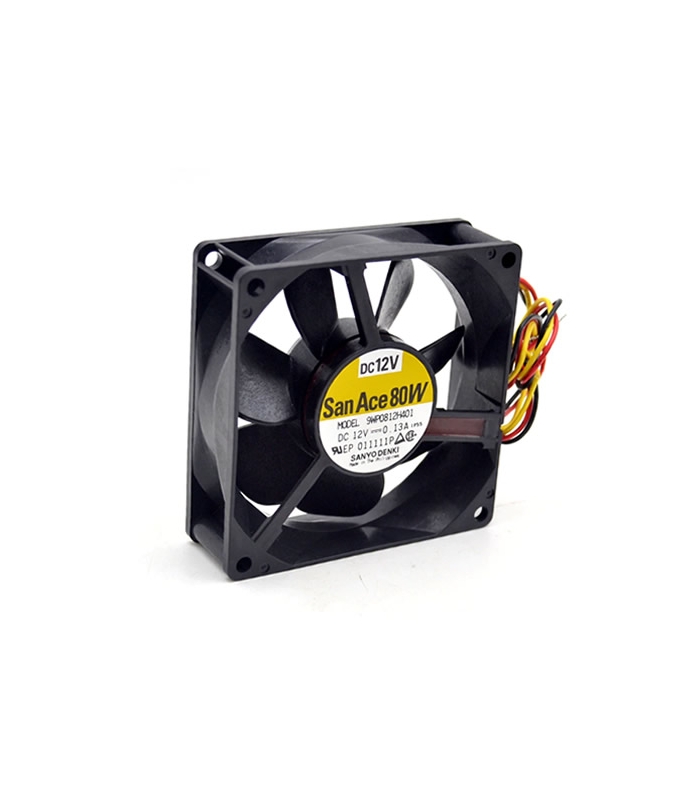 SanAce 9WP0812H401, 12VDC 0.13A 3 Kablolu Fan