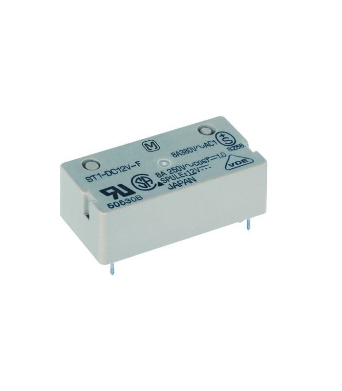 ST1-DC12V, 8A 12VDC 1 Form A 1 Form B Röle