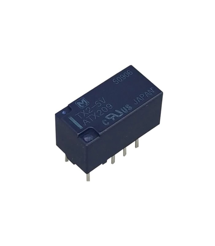 TX2-5V, 5VDC 2A, 2 Form C, Telekom Röle