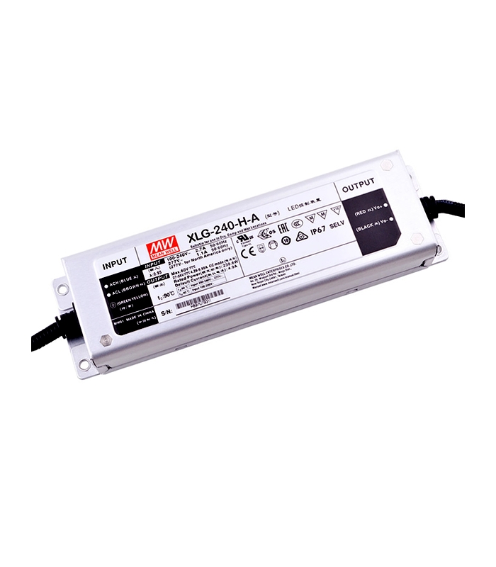 XLG-240-L-A, 240W Sabit Güç, Ayarlanabilir Led Sürücü, MeanWell